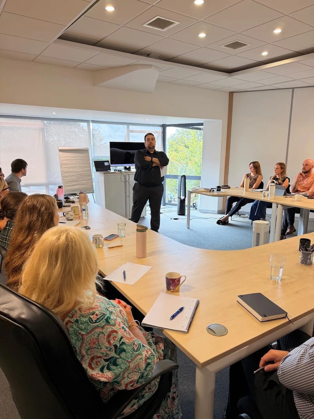 David Mintz leading a supplier training workshop