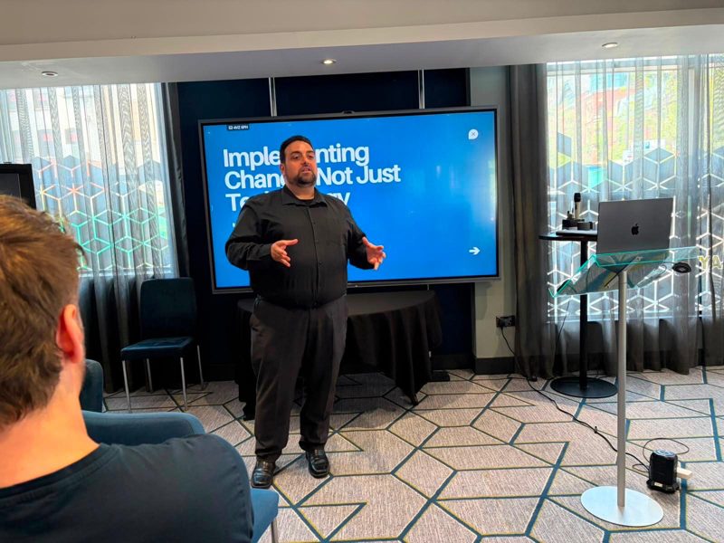 David Mintz delivering training and speaking sessions